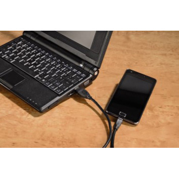 Кабель Hama 00054587 USB A(m) micro USB B (m) 0.75м черный -1