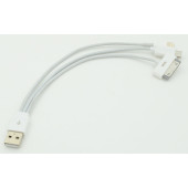 Кабель USB A(m) micro USB B (m) 0.2м белый