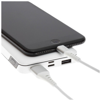 Кабель Cactus CS-LG.USB.A-1.2 USB (m)-Lightning (m) 1.2м белый блистер -5