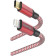 Кабель Hama 00183310 Lightning USB Type-C (m) 1.5м красный 