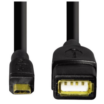 Кабель Hama 00078426 USB A(f) micro USB B (m) 0.15м черный блистер -2