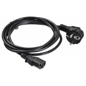 Кабель Buro BU-PCAB-ZP2 IEC C13 Евровилка угловой 5м черный (пакет)