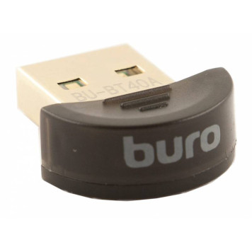 Адаптер USB Buro BU-BT40A Bluetooth 4.0+EDR class 1.5 20м черный -1