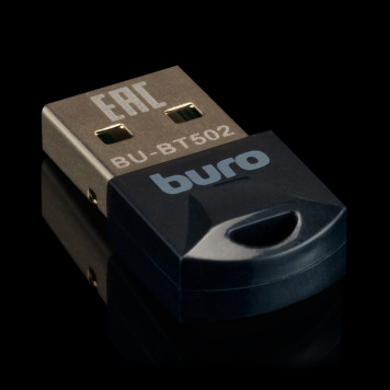 Адаптер USB Buro BU-BT502 Bluetooth 5.0+EDR class 1.5 20м черный -3