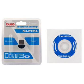 Адаптер USB Buro BU-BT21A Bluetooth 2.1+EDR class 2 10м черный -3