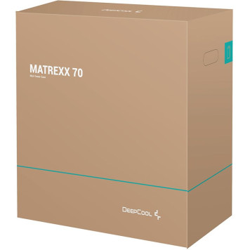 Корпус Deepcool MATREXX 70 ADD-RGB 3F черный без БП ATX 4x120mm 1xUSB2.0 2xUSB3.0 audio bott PSU -8