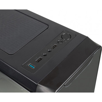 Корпус Accord JP-X черный без БП ATX 2xUSB2.0 1xUSB3.0 audio bott PSU -7