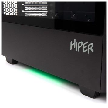 Корпус Hiper PB81 черный без БП ATX 4x120mm 2xUSB2.0 2xUSB3.0 audio bott PSU -20