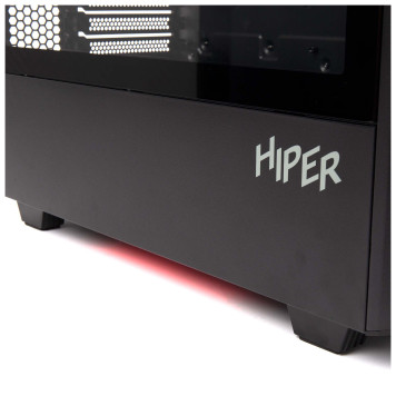 Корпус Hiper PB81 черный без БП ATX 4x120mm 2xUSB2.0 2xUSB3.0 audio bott PSU -21