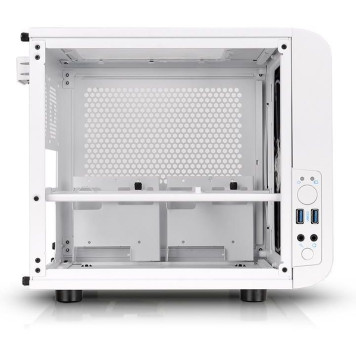 Корпус Thermaltake Core V1 Snow белый без БП miniITX 1x200mm 2xUSB3.0 audio bott PSU -2