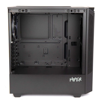Корпус Hiper PB81 черный без БП ATX 4x120mm 2xUSB2.0 2xUSB3.0 audio bott PSU -5