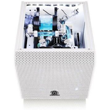 Корпус Thermaltake Core V1 Snow белый без БП miniITX 1x200mm 2xUSB3.0 audio bott PSU -5