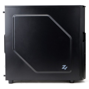 Корпус Zalman ZM-Z1 черный без БП ATX 2xUSB2.0 1xUSB3.0 audio bott PSU -5