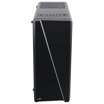 Корпус Aerocool Cylon черный без БП ATX 1x120mm 2xUSB2.0 1xUSB3.0 audio CardReader bott PSU -8