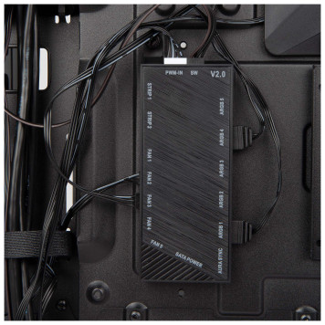 Корпус Hiper CC BG черный без БП ATX 1x120mm 3x140mm 2xUSB3.0 audio bott PSU -9