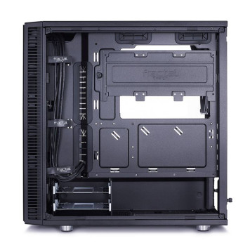Корпус Fractal Design Define Mini C TG черный без БП mATX 5x120mm 4x140mm 2xUSB3.0 audio bott PSU -5