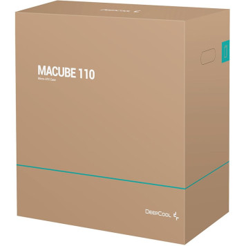 Корпус Deepcool MACUBE 110 черный без БП mATX 1x120mm 2xUSB3.0 audio bott PSU -16