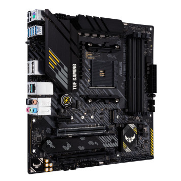 Материнская плата Asus TUF GAMING B450M-PRO S Soc-AM4 AMD B450 4xDDR4 mATX AC`97 8ch(7.1) 2.5Gg RAID+HDMI+DP -1