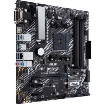 Материнская плата Asus PRIME B450M-A II Soc-AM4 AMD B450 4xDDR4 mATX AC`97 8ch(7.1) GbLAN RAID+VGA+DVI+HDMI -1