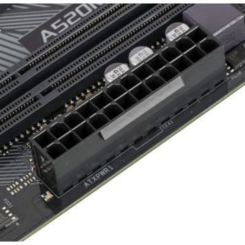 Материнская плата Asrock A520M-HVS Soc-AM4 AMD A520 2xDDR4 mATX AC`97 8ch(7.1) GbLAN RAID+VGA+HDMI -12
