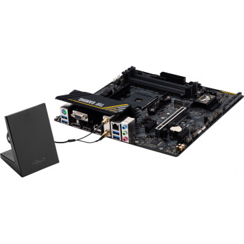 Материнская плата Asus TUF GAMING A520M-PLUS WIFI Soc-AM4 AMD A520 4xDDR4 mATX AC`97 8ch(7.1) 2xGgE RAID+VGA+HDMI+DP -5
