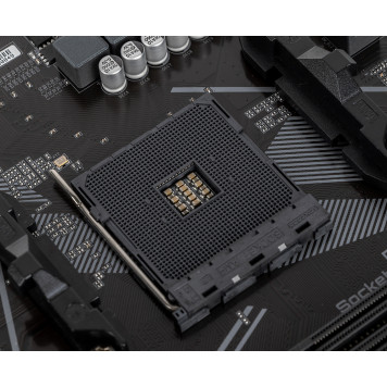 Материнская плата Gigabyte A520M H Soc-AM4 AMD A520 2xDDR4 mATX AC`97 8ch(7.1) GbLAN RAID+DVI+HDMI -5