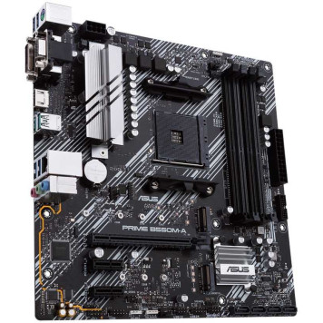 Материнская плата Asus PRIME B550M-A Soc-AM4 AMD B550 4xDDR4 mATX AC`97 8ch(7.1) GbLAN RAID+VGA+DVI+HDMI -1