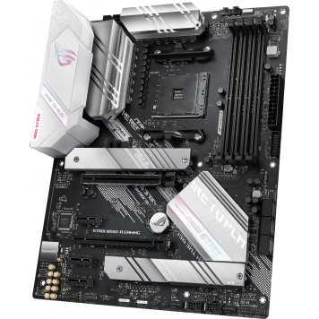 Материнская плата Asus ROG STRIX B550-A GAMING Soc-AM4 AMD B550 4xDDR4 ATX AC`97 8ch(7.1) 2.5Gg RAID+HDMI+DP -1