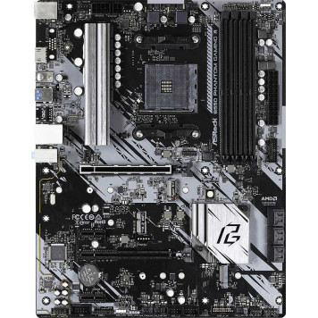 Материнская плата Asrock B550 PHANTOM GAMING 4 Soc-AM4 AMD B550 4xDDR4 ATX AC`97 8ch(7.1) GbLAN RAID+HDMI -2
