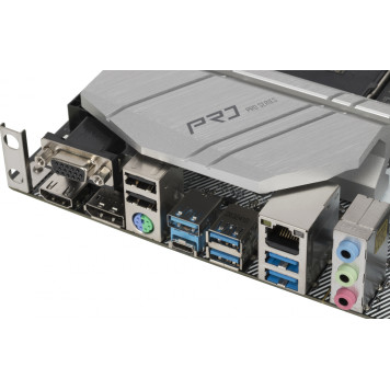 Материнская плата Asrock B550M PRO4 Soc-AM4 AMD B550 4xDDR4 mATX AC`97 8ch(7.1) GbLAN RAID+VGA+HDMI+DP -7