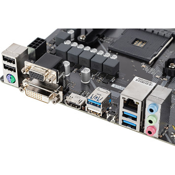 Материнская плата Gigabyte A520M S2H Soc-AM4 AMD A520 2xDDR4 mATX AC`97 8ch(7.1) GbLAN RAID+VGA+DVI+HDMI -15
