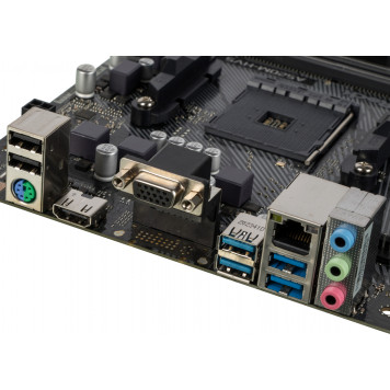 Материнская плата Asrock A520M-HVS Soc-AM4 AMD A520 2xDDR4 mATX AC`97 8ch(7.1) GbLAN RAID+VGA+HDMI -13