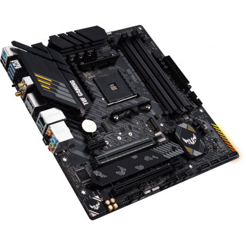 Материнская плата Asus TUF GAMING B550M-PLUS WIFI II Soc-AM4 AMD B550 4xDDR4 mATX AC`97 8ch(7.1) 2.5Gg RAID+HDMI+DP -1