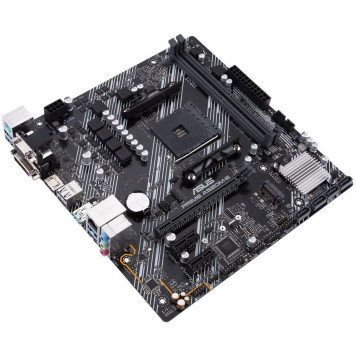 Материнская плата Asus PRIME A520M-E Soc-AM4 AMD A520 2xDDR4 mATX AC`97 8ch(7.1) GbLAN RAID+VGA+DVI+HDMI -4