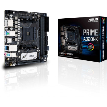 Материнская плата Asus PRIME A320I-K Soc-AM4 AMD A320 2xDDR4 mini-ITX AC`97 8ch(7.1) GbLAN RAID+HDMI+DP -5