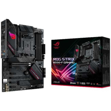 Материнская плата Asus ROG STRIX B550-F GAMING Soc-AM4 AMD B550 4xDDR4 ATX AC`97 8ch(7.1) 2.5Gg RAID+HDMI+DP -9