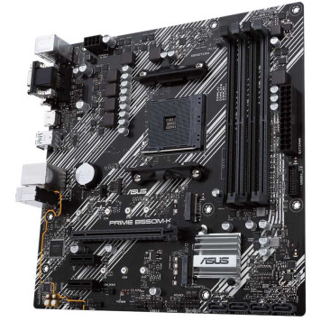 Материнская плата Asus PRIME B550M-K Soc-AM4 AMD B550 4xDDR4 mATX AC`97 8ch(7.1) GbLAN RAID+VGA+DVI+HDMI -2