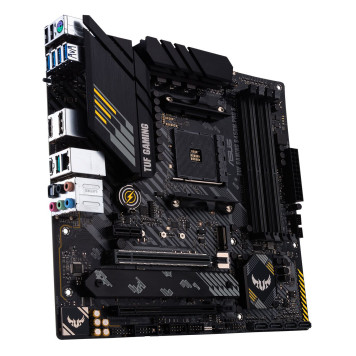 Материнская плата Asus TUF GAMING B450M-PRO S Soc-AM4 AMD B450 4xDDR4 mATX AC`97 8ch(7.1) 2.5Gg RAID+HDMI+DP -3