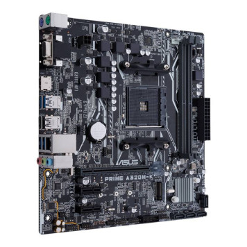 Материнская плата Asus PRIME A320M-K Soc-AM4 AMD A320 2xDDR4 mATX AC`97 8ch(7.1) GbLAN RAID+VGA+HDMI -2