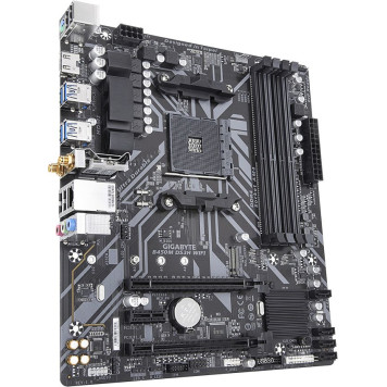Материнская плата Gigabyte B450M DS3H WIFI Soc-AM4 AMD B450 4xDDR4 mATX AC`97 8ch(7.1) GbLAN RAID+HDMI -1