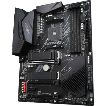 Материнская плата Gigabyte B550 AORUS ELITE AX V2 Soc-AM4 AMD B550 4xDDR4 ATX AC`97 8ch(7.1) 2.5Gg RAID+HDMI+DP -2