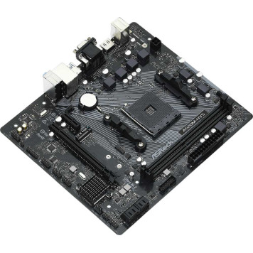 Материнская плата Asrock A520M-HVS Soc-AM4 AMD A520 2xDDR4 mATX AC`97 8ch(7.1) GbLAN RAID+VGA+HDMI -8