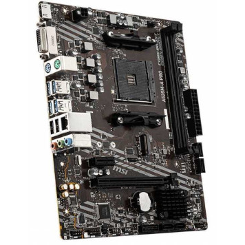 Материнская плата MSI A520M-A PRO Soc-AM4 AMD A520 2xDDR4 mATX AC`97 8ch(7.1) GbLAN RAID+DVI+HDMI -2