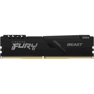 Память DDR4 8GB 3200MHz Kingston KF432C16BB/8-SP Fury Beast RTL Gaming PC4-25600 CL16 DIMM 288-pin 1.35В Intel single rank с радиатором Ret 