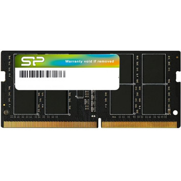 Память DDR4 16Gb 2400MHz Silicon Power SP016GBSFU240B02 RTL PC3-19200 CL17 SO-DIMM 260-pin 1.2В dual rank 