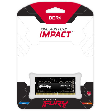 Память DDR4 16GB 3200MHz Kingston KF432S20IB/16 Fury Impact RTL PC4-25600 CL20 SO-DIMM 260-pin 1.2В single rank Ret -2