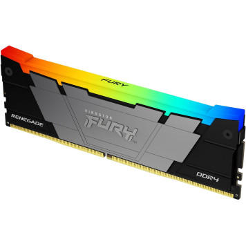 Память DDR4 8GB 3600MHz Kingston KF436C16RB2A/8 Fury Renegade RGB RTL Gaming PC4-28800 CL16 DIMM 288-pin 1.35В dual rank с радиатором Ret -1