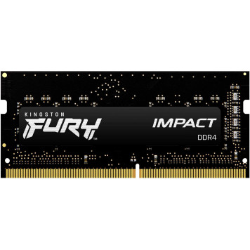 Память DDR4 16GB 3200MHz Kingston KF432S20IB/16 Fury Impact RTL PC4-25600 CL20 SO-DIMM 260-pin 1.2В single rank Ret 
