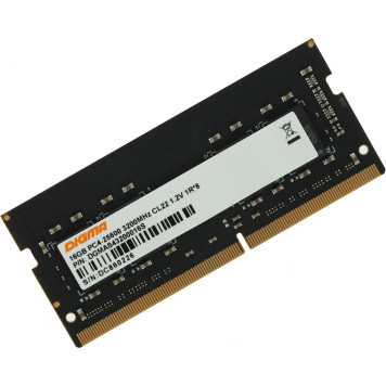 Память DDR4 16Gb 3200MHz Digma DGMAS43200016S RTL PC4-25600 CL22 SO-DIMM 260-pin 1.2В single rank -1