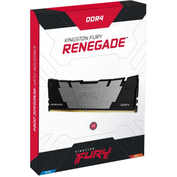 Память DDR4 4x32GB 3200MHz Kingston KF432C16RB2K4/128 Fury Renegade Black RTL Gaming PC4-25600 CL16 DIMM 288-pin 1.35В kit dual rank с радиатором Ret -3
